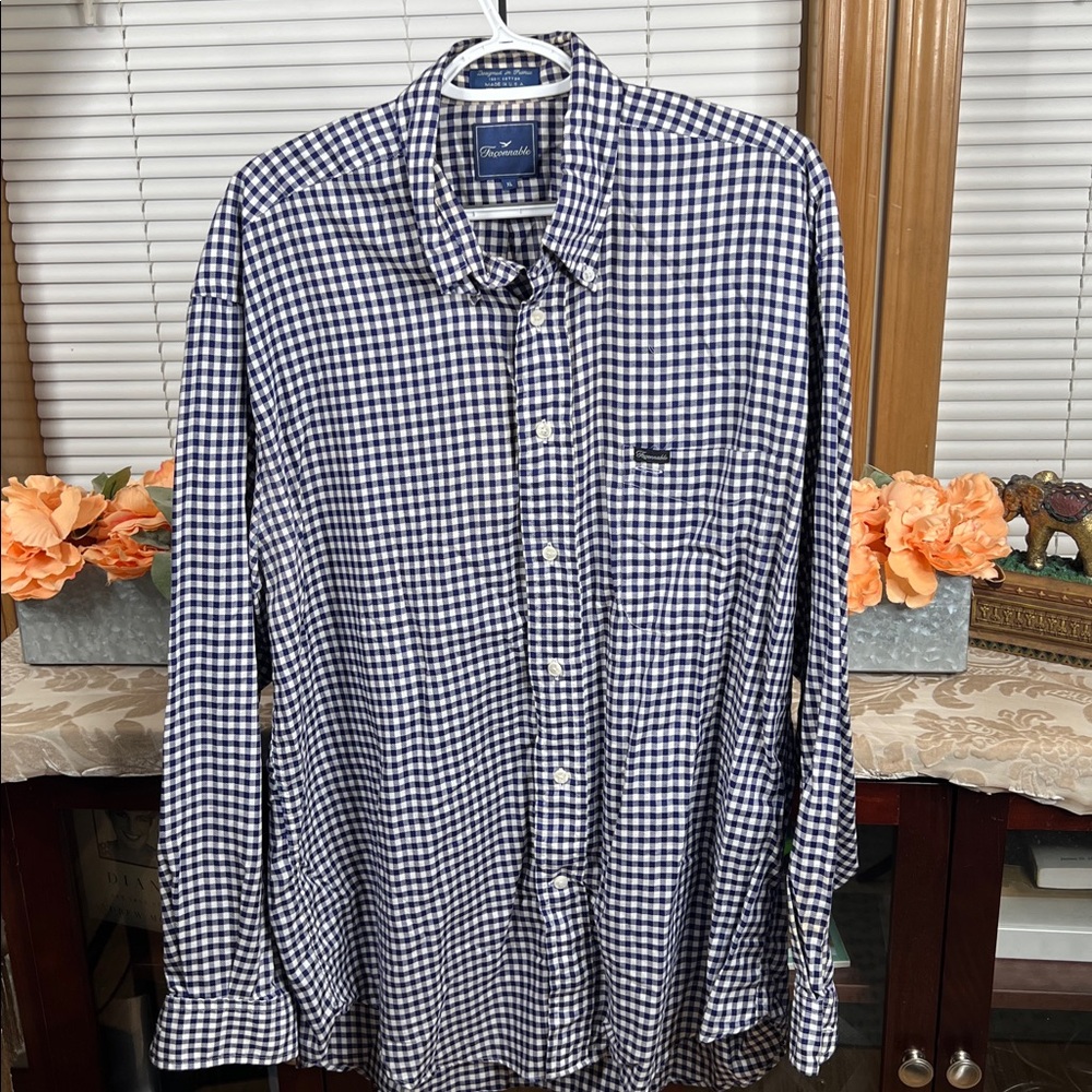 Facconable Button Down Shirt Size Xl - image 1